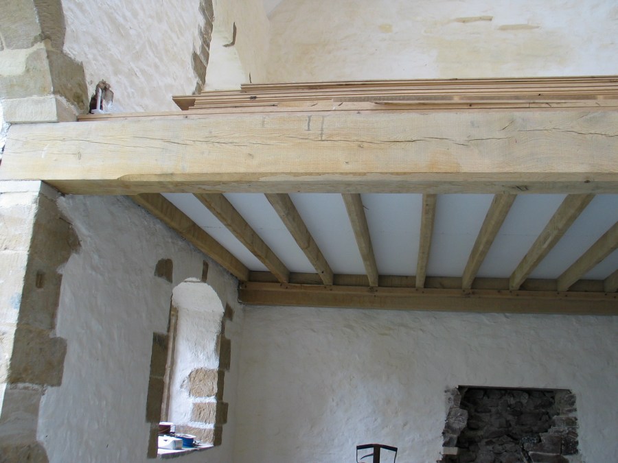 restoration, timber frame, green oak, oak beams