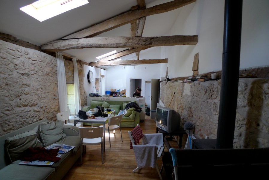 barn conversion, 18th century, timber frame, oak frame, renovation, French barn