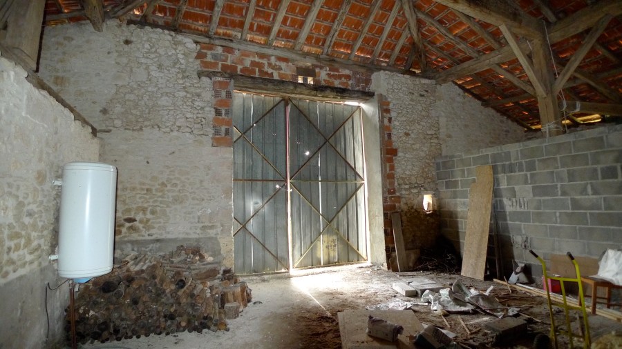 barn conversion, 18th century, timber frame, oak frame, renovation, French barn