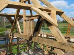 timber frame, carpenter, oak frame, roof truss, France