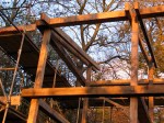 timber frame, carpenter, oak frame, extension, mortise and tenon