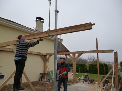 timber frame, France, oak frame, green oak, Douglas fir