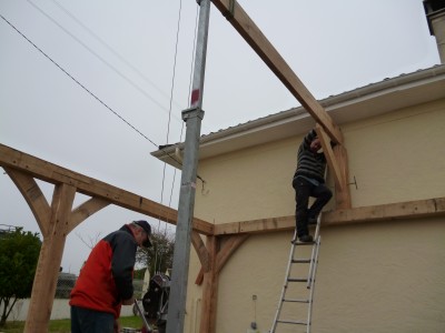 timber frame, France, oak frame, green oak, Douglas fir