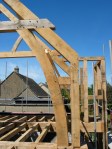 oak, green oak, timber frame, traditional, timber roof frame, roof truss, oak framed building